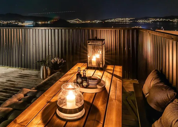 Lys Og Innbydende I Sandviken Apartment *